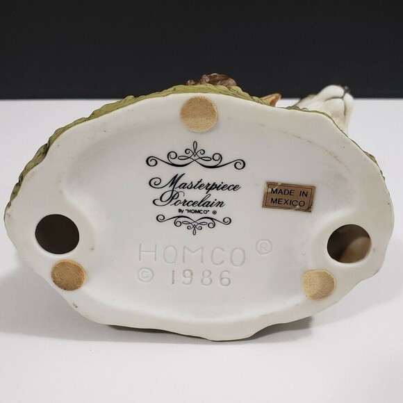 VINTAGE Squirrel Figurine Masterpiece Porcelain Homco 1986 Collectable - Picture 6 of 8